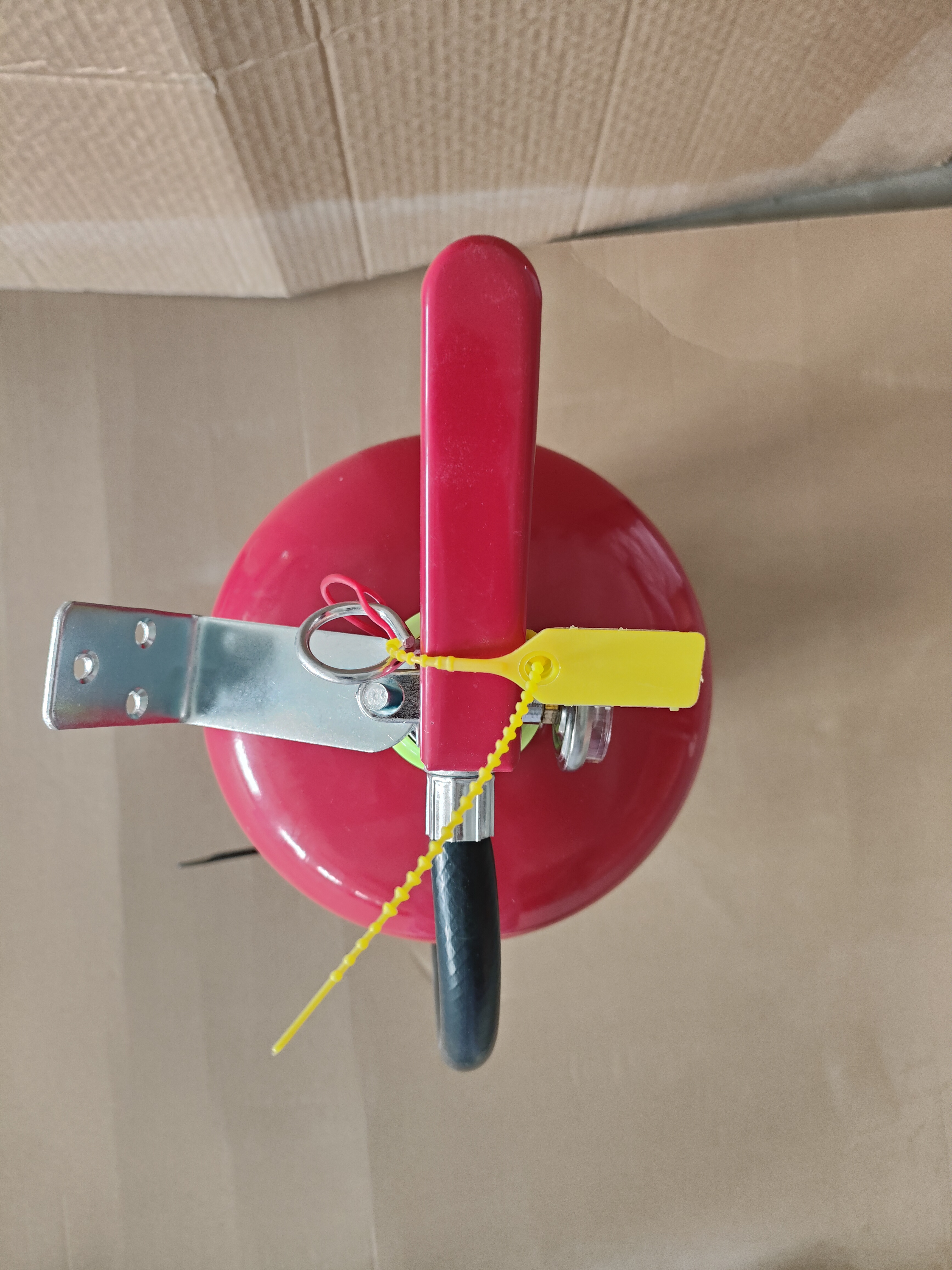 Pirinç valflı ahşap için 6kg kuru toz yangın söndürücü
