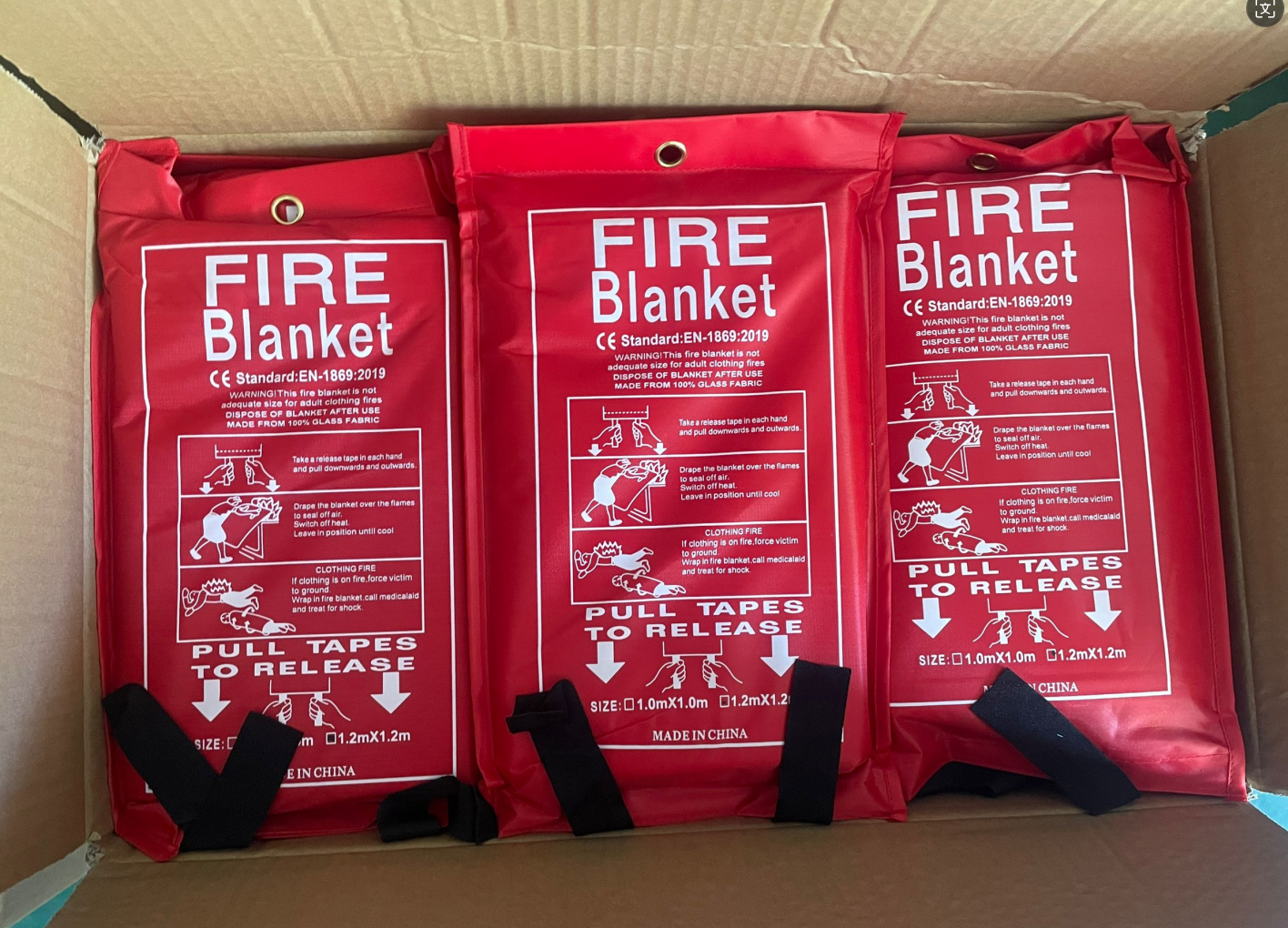 Sigara İçen İçin Nano Yalıtım Küçük Kaynak Yangın Battaniyesi