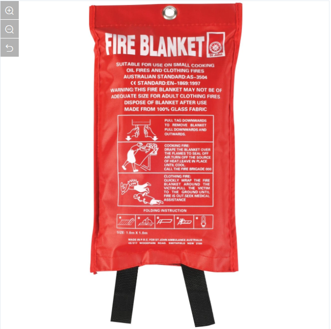 Ateş Çukuru İçin 4 X 6ft Yangın Battaniyesi Kullanarak Dayanıklı