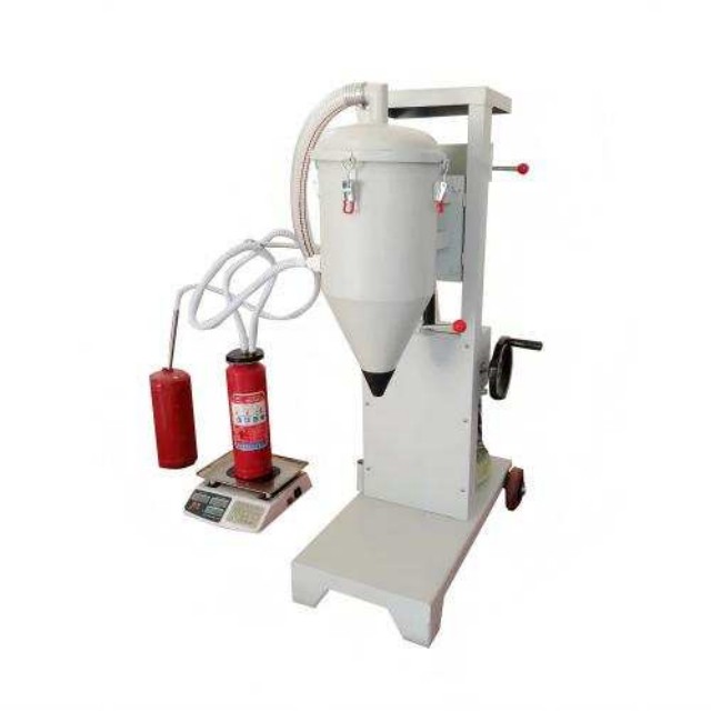 CE Onaylı Yarı Otomatik Yüksek Hızlı Kuru Kimyevi Tozlu Yangın Söndürücü Dolum Makinesi