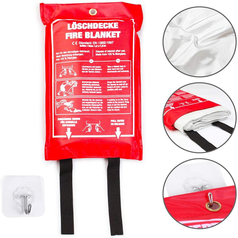 Şömine İçin Profesyonel Hafif Yangın Battaniyesi