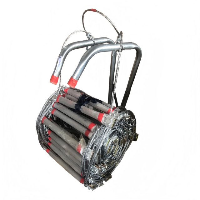 Yerden Tasarruf Sağlayan Yangın Kaçış Merdiveni, Hızlı Çıkarma, Güvenilir Güvenlik