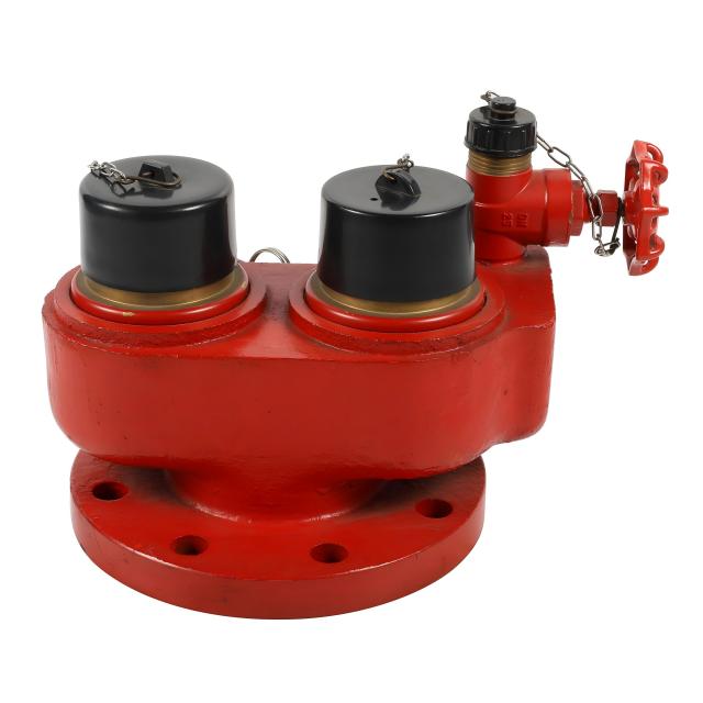 Yangın Söndürme Ekipmanları İçin Çift Uçlu Pirinç Konnektör Giriş Flanşlı Pompa Adaptörü